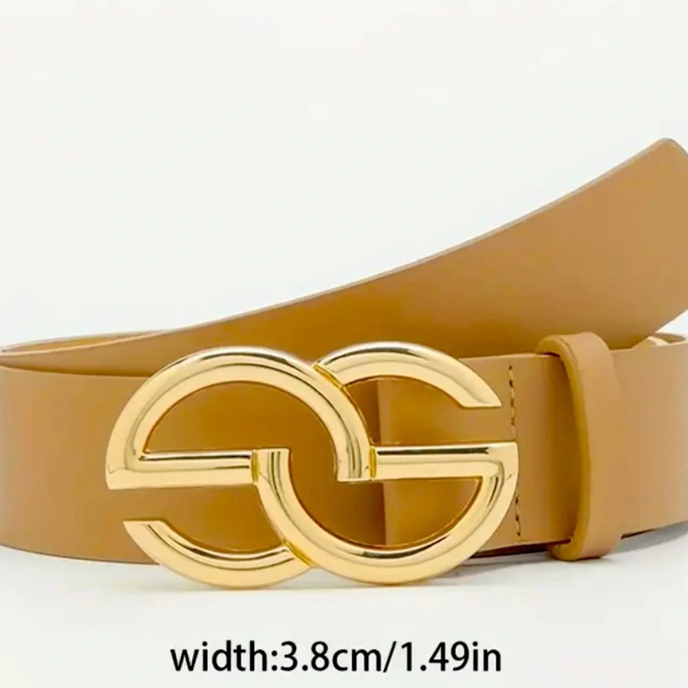 NWT Classic Luxury Geometric Trendy Buckle‎ Belt